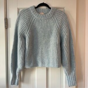 H&M Premium Alpaca Blue Sweater
